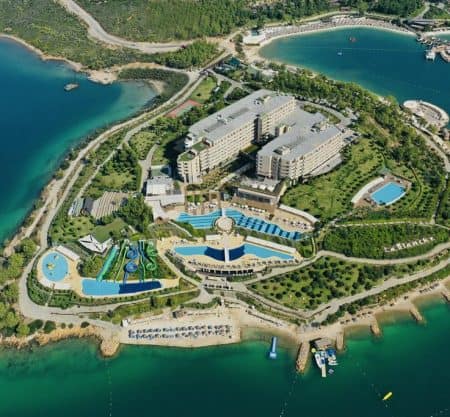 Ultra All Inclusive отель La Blanche Island 5* в Бодруме на полуострове с великолепным видом и лазурным морем