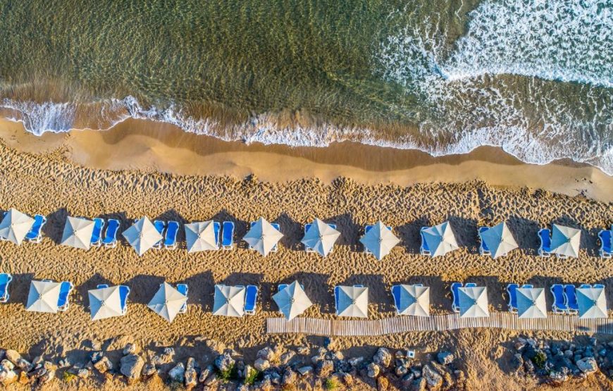 Arina Beach 5* на Криті з ідеальним пляжем та рейтингом 9.1. Виліт з Кишинева, денні рейси
